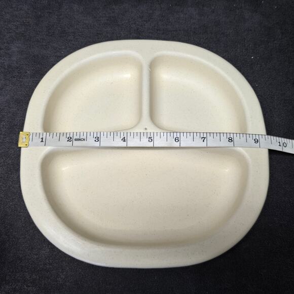 Vintage Rubbermaid Microwave Heatables Cookware Divided Plate Microwavable Dish - Picture 5 of 7